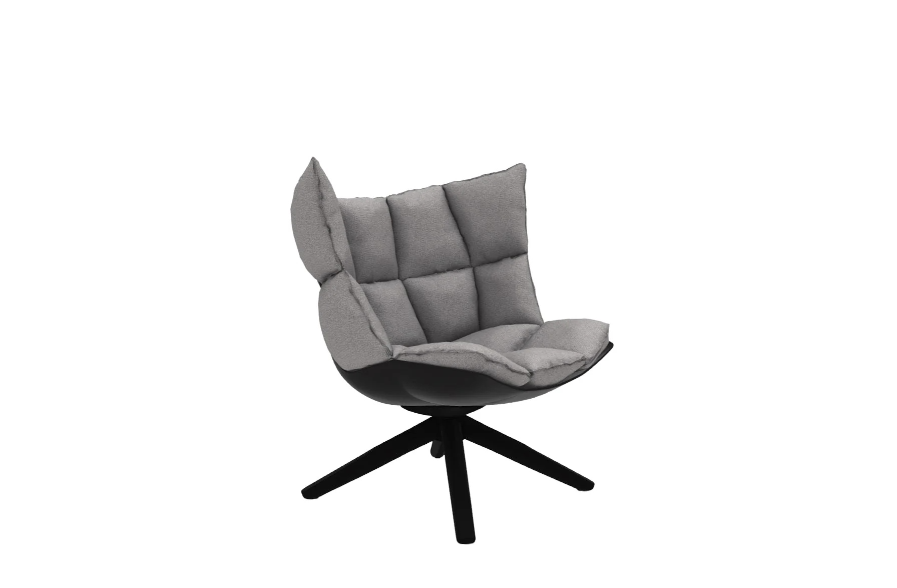 Husk Swivel Armchair with Snug Sides - Image 4
