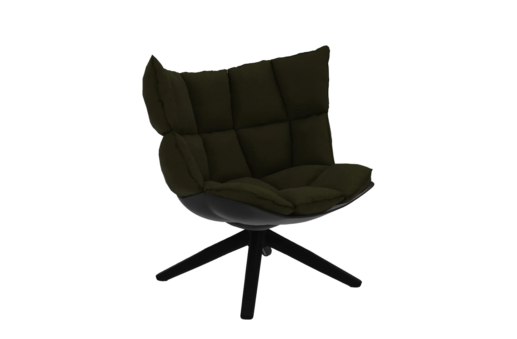 Husk Swivel Armchair with Snug Sides - Image 5