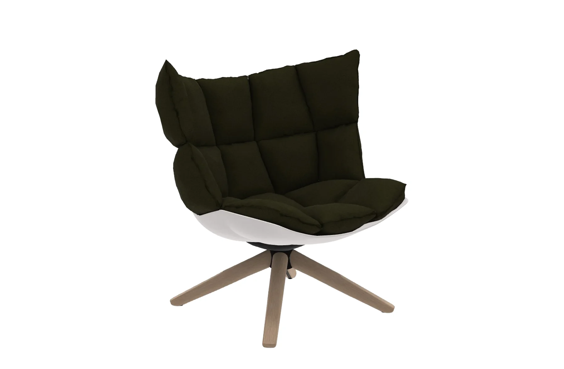 Husk Swivel Armchair with Snug Sides - Image 6