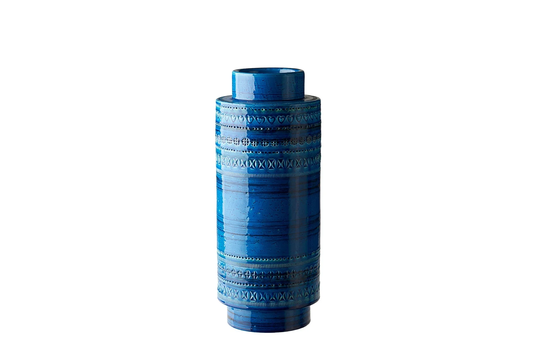Rimini Blu Spool Vase