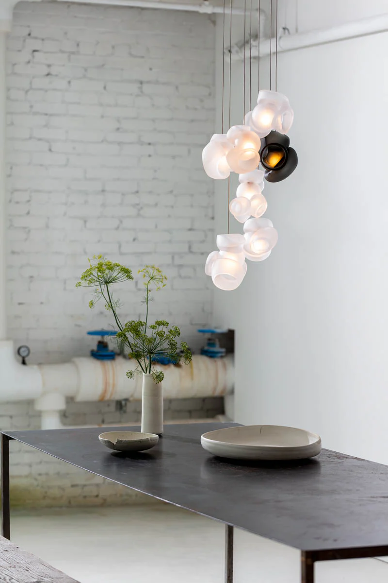 100.7 Suspension Lamp - Grey with Clear - Image 4