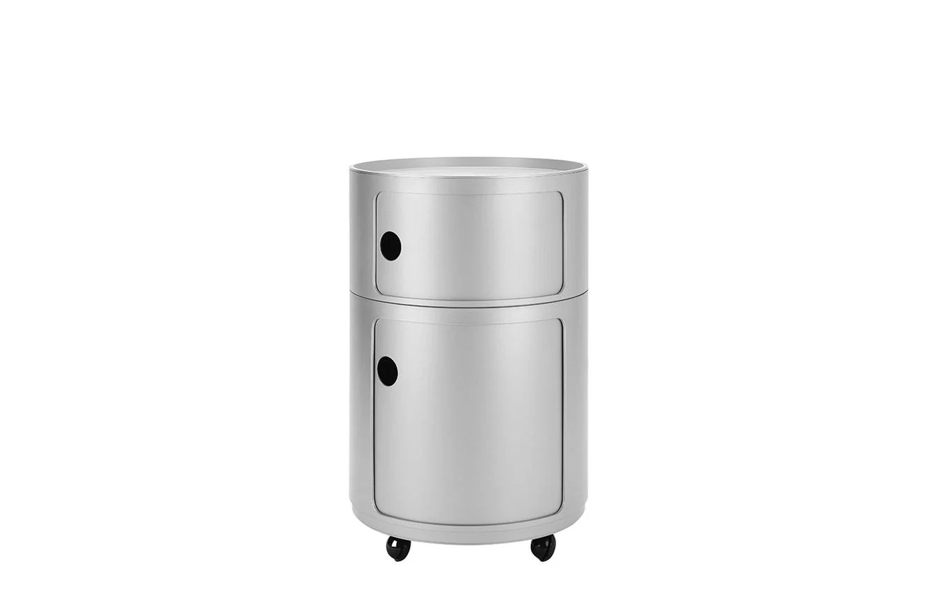 Componibili Big Modular Storage Unit - Silver