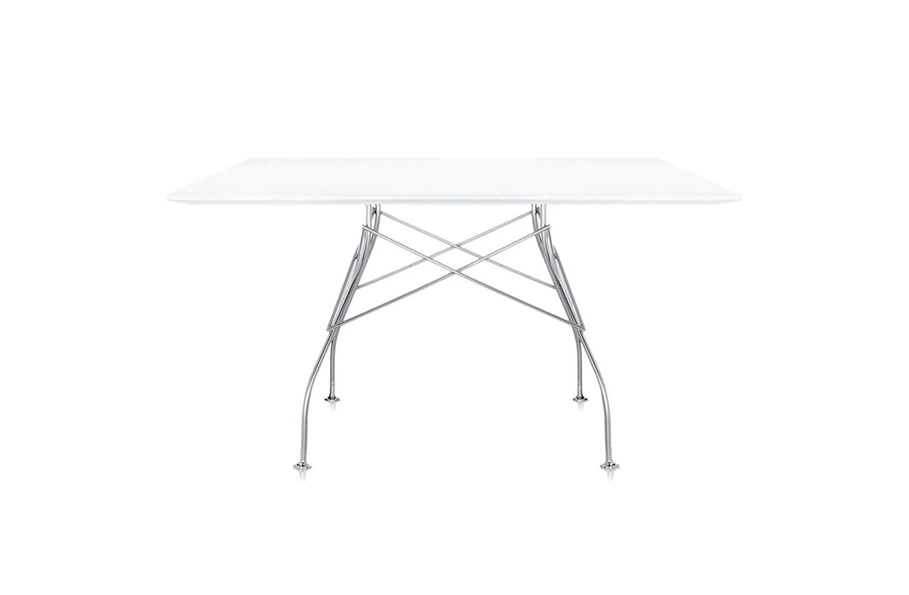 Glossy Square Table - Lacquered