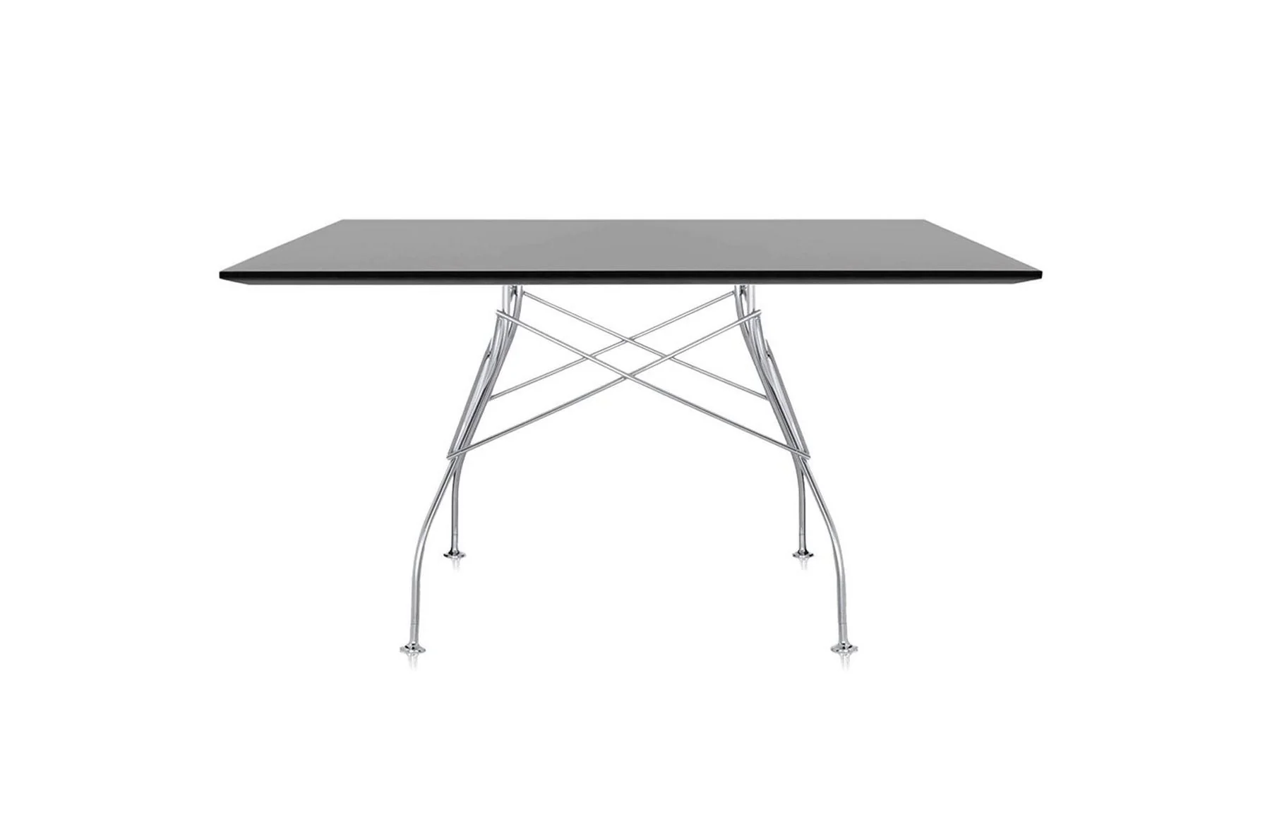 Glossy Square Table - Lacquered - Image 2