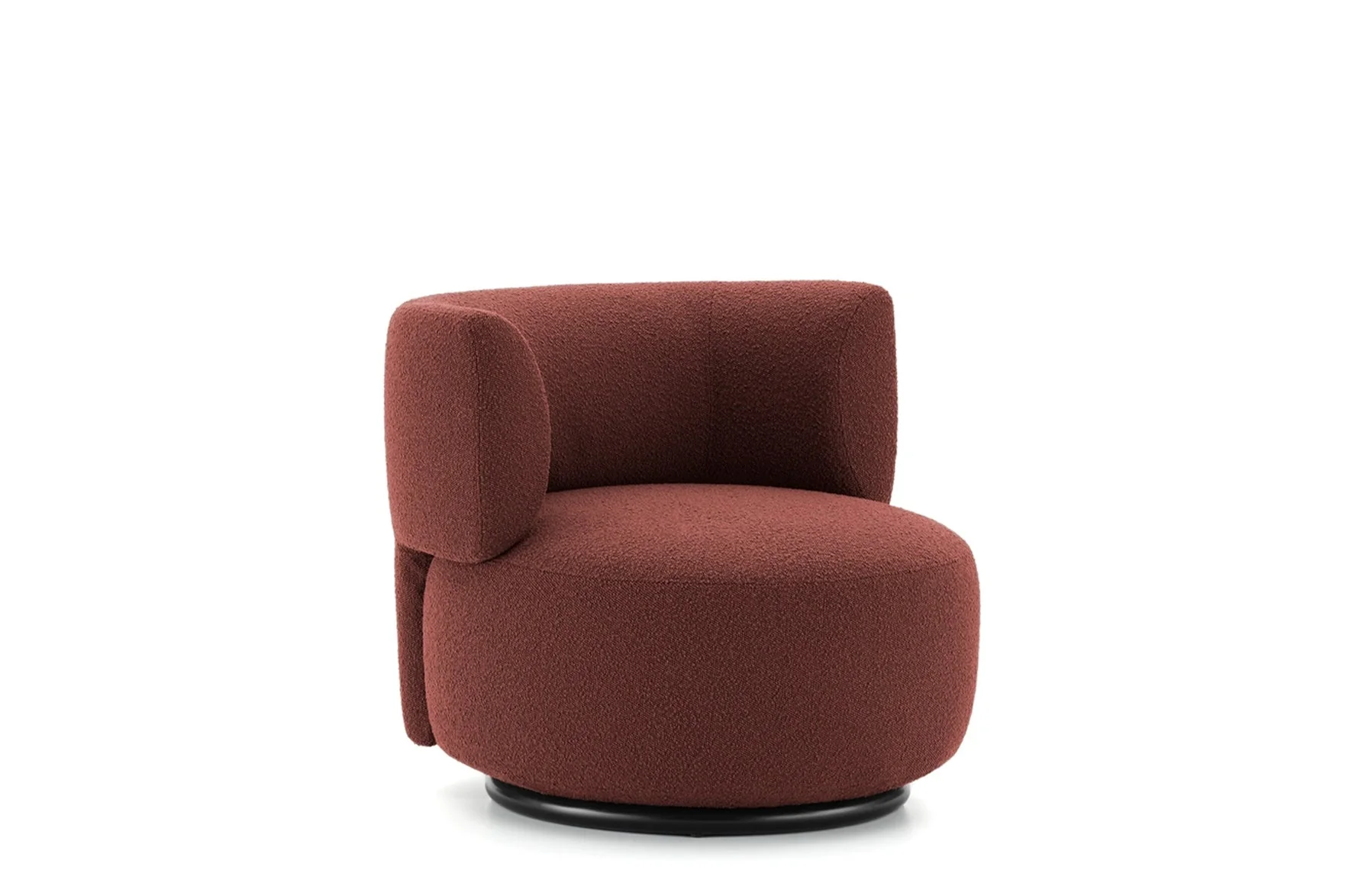 K-Waiting Swivel Armchair - Boucle - Image 3
