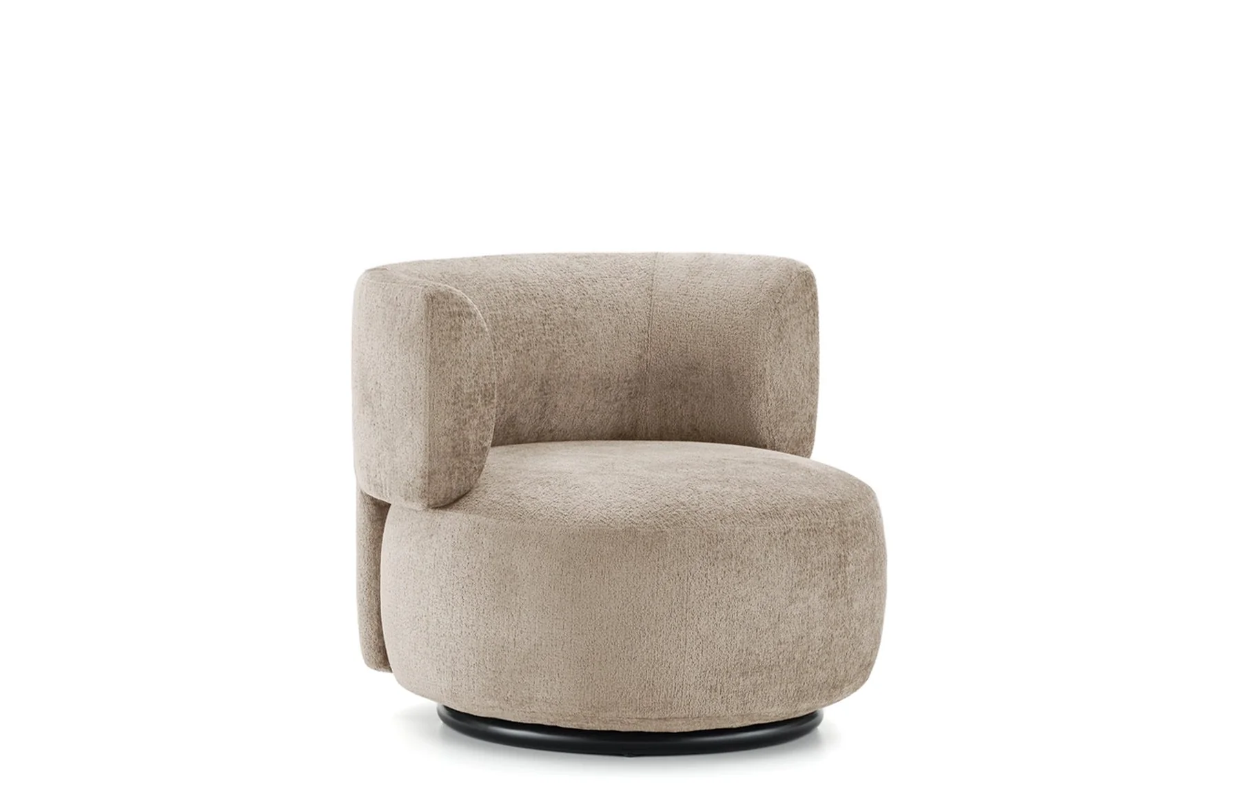K-Waiting Swivel Armchair - Chenille