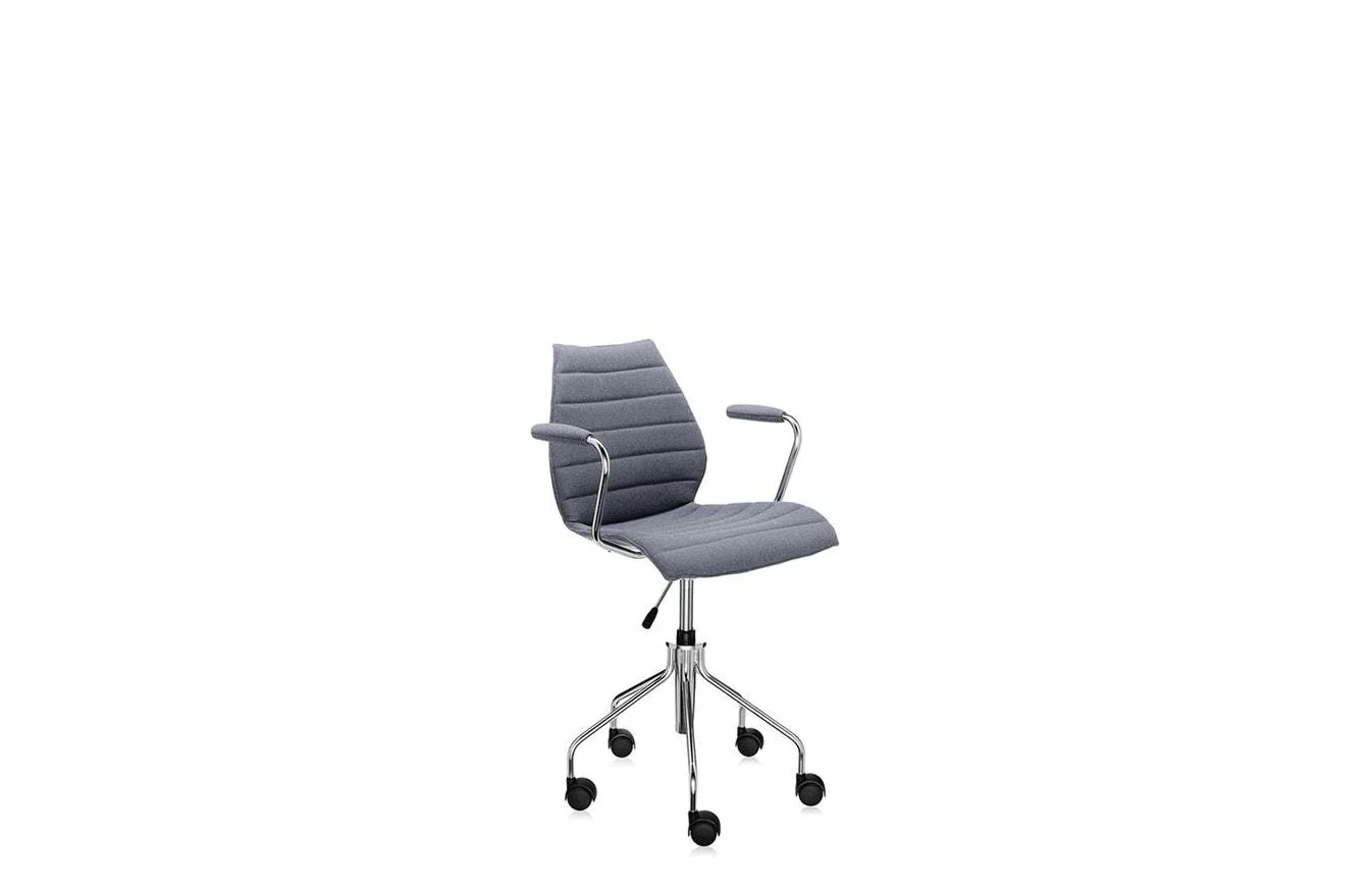 Maui Soft Swivel Chair - Trevira Fabric - Image 5