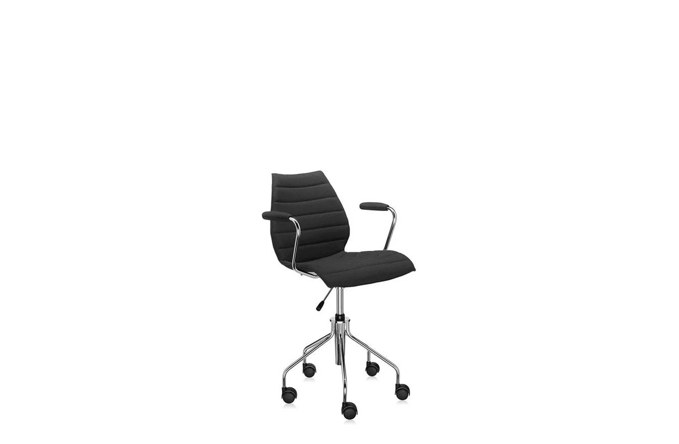 Maui Soft Swivel Chair - Trevira Fabric - Image 6