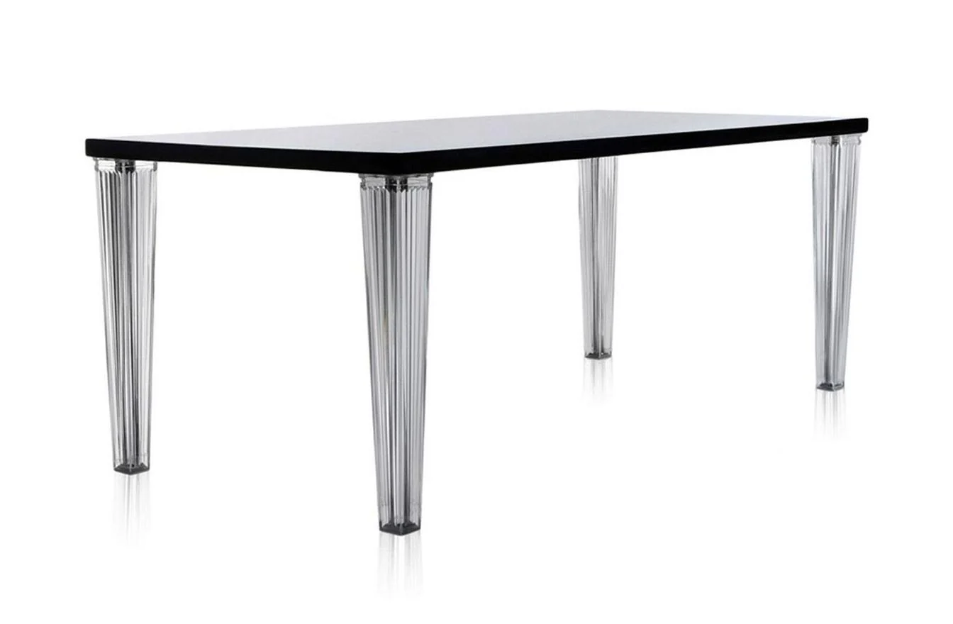 TopTop Large Rectangular Table - Glass Top - Image 2