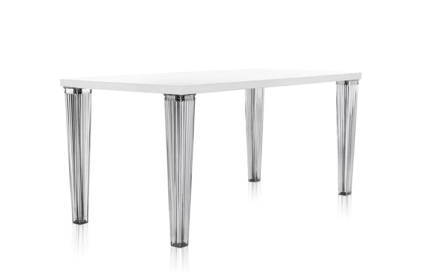 TopTop Small Rectangular Table - Glass Top