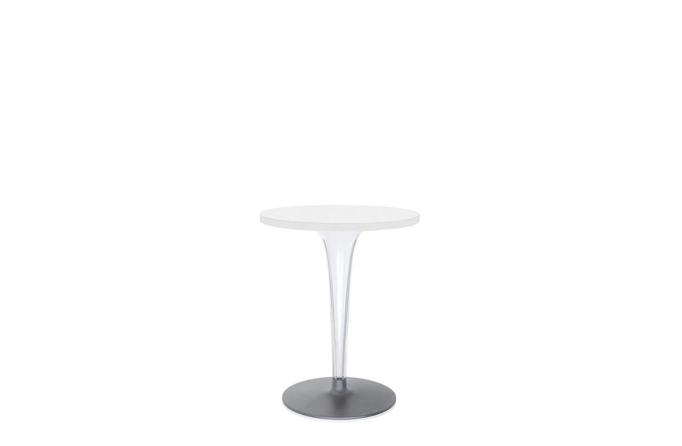 TopTop Small Round Table - Laminated Top - Round Leg