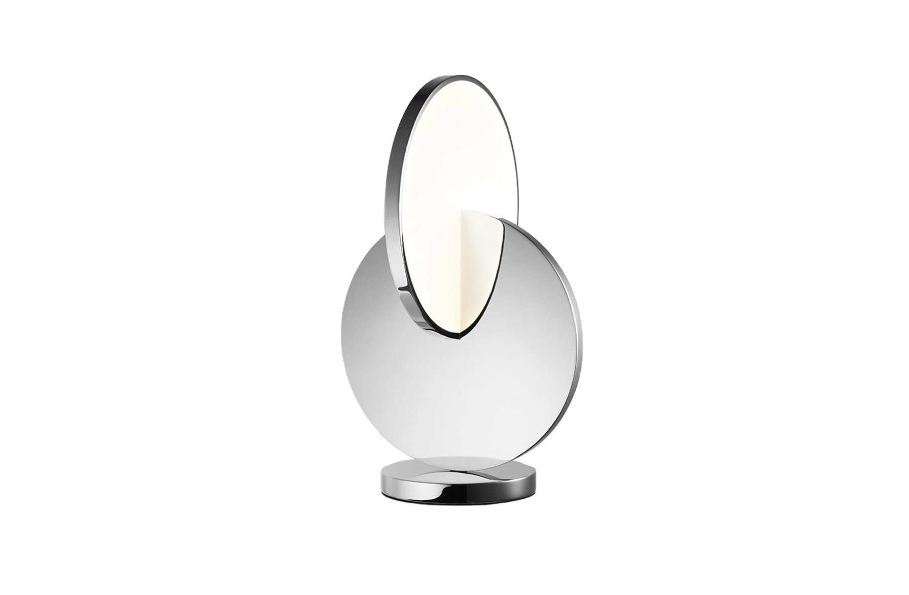 Eclipse Table Lamp - Polished Chrome