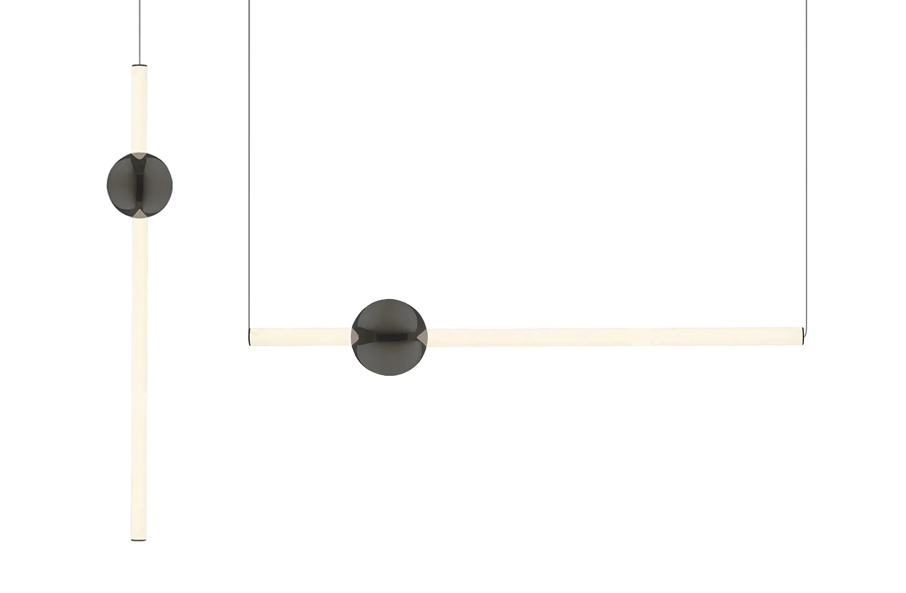 Orion Tube Light - Polished Gunmetal