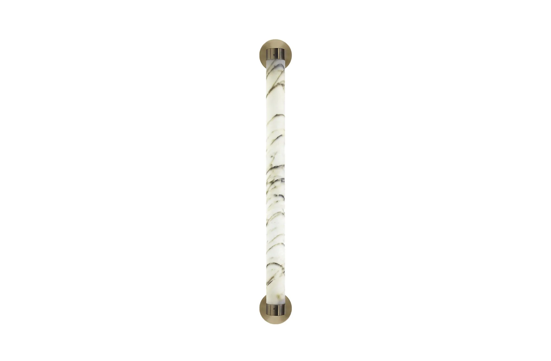 Tube Wall Lamp - Brushed Brass